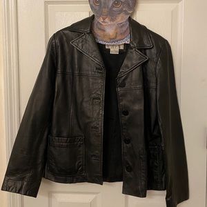 Nine West Genuine Leather Jacket
